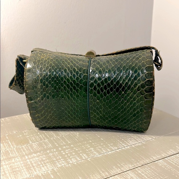 VTG GUC Amazing Snakeskin Handbag - Picture 3 of 13